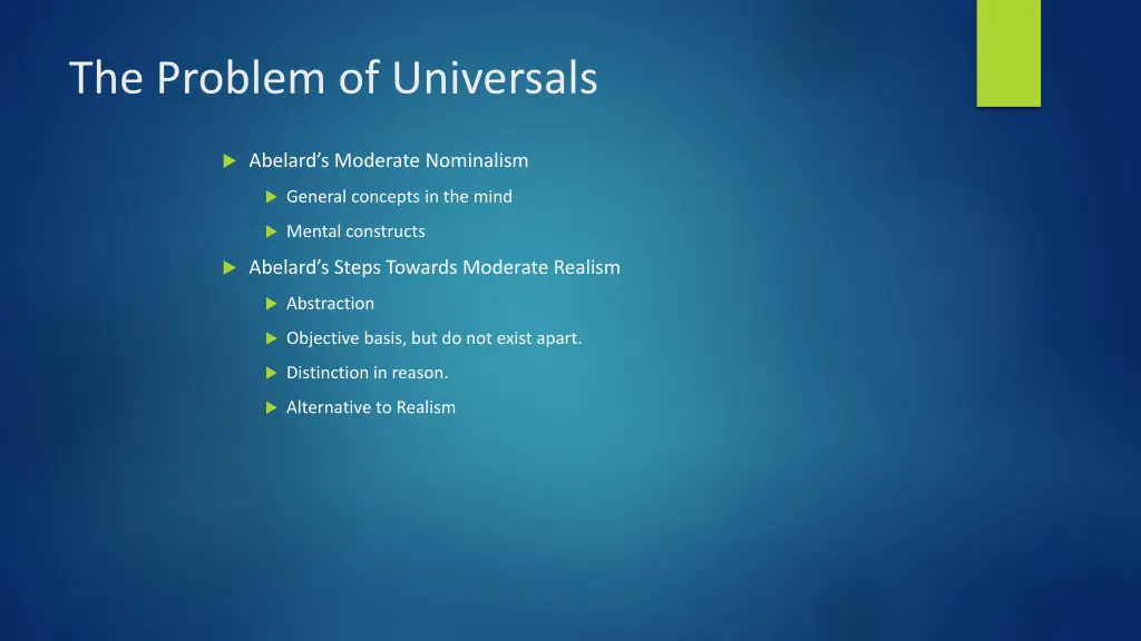 the problem of universals 7