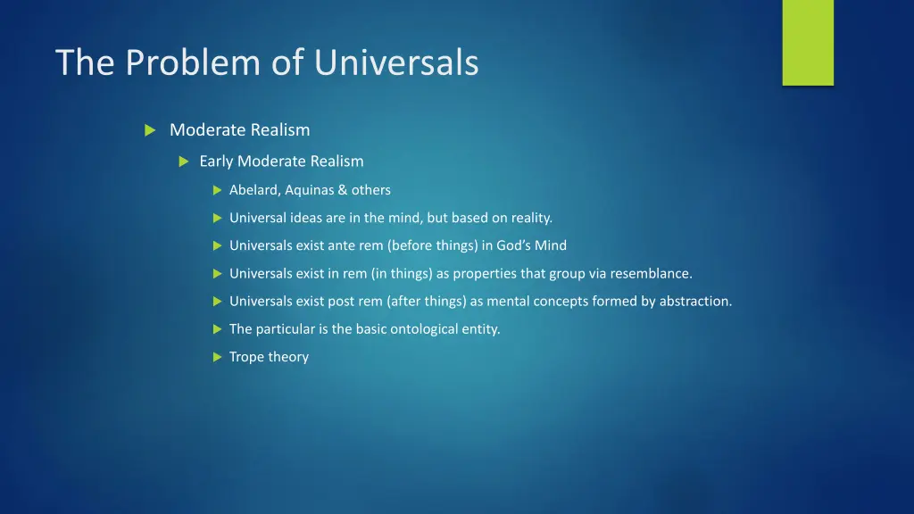 the problem of universals 8