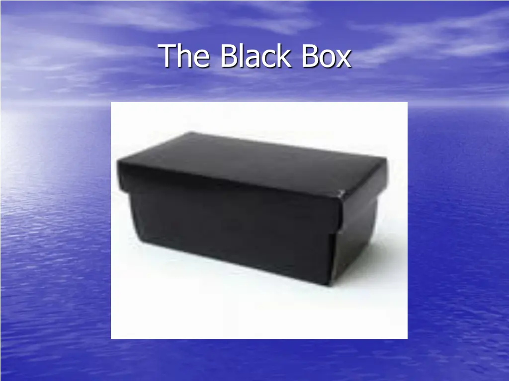 the black box