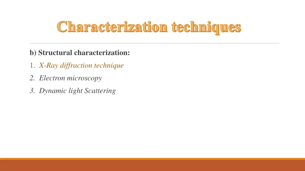 characterization techniques 1