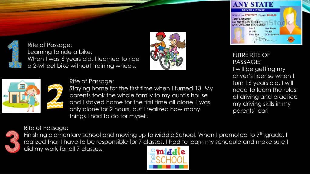 rite of passage learning to ride a bike when