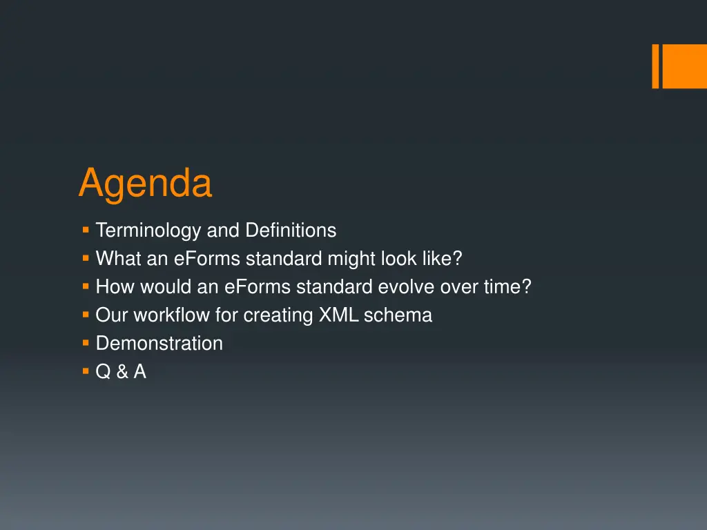 agenda