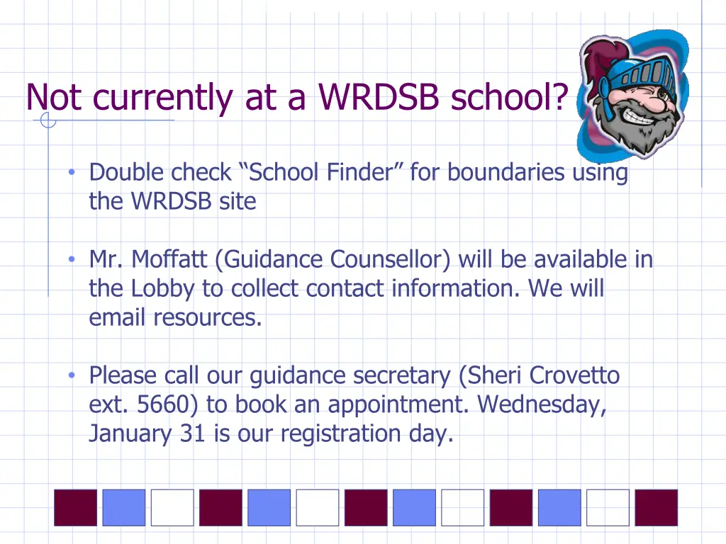 not currently at a wrdsb school
