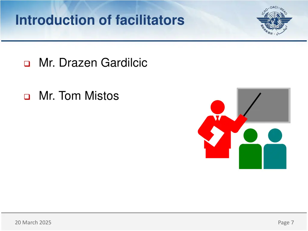 introduction of facilitators