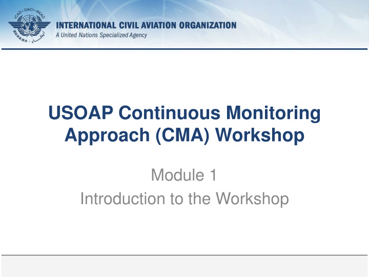 usoap continuous monitoring approach cma workshop