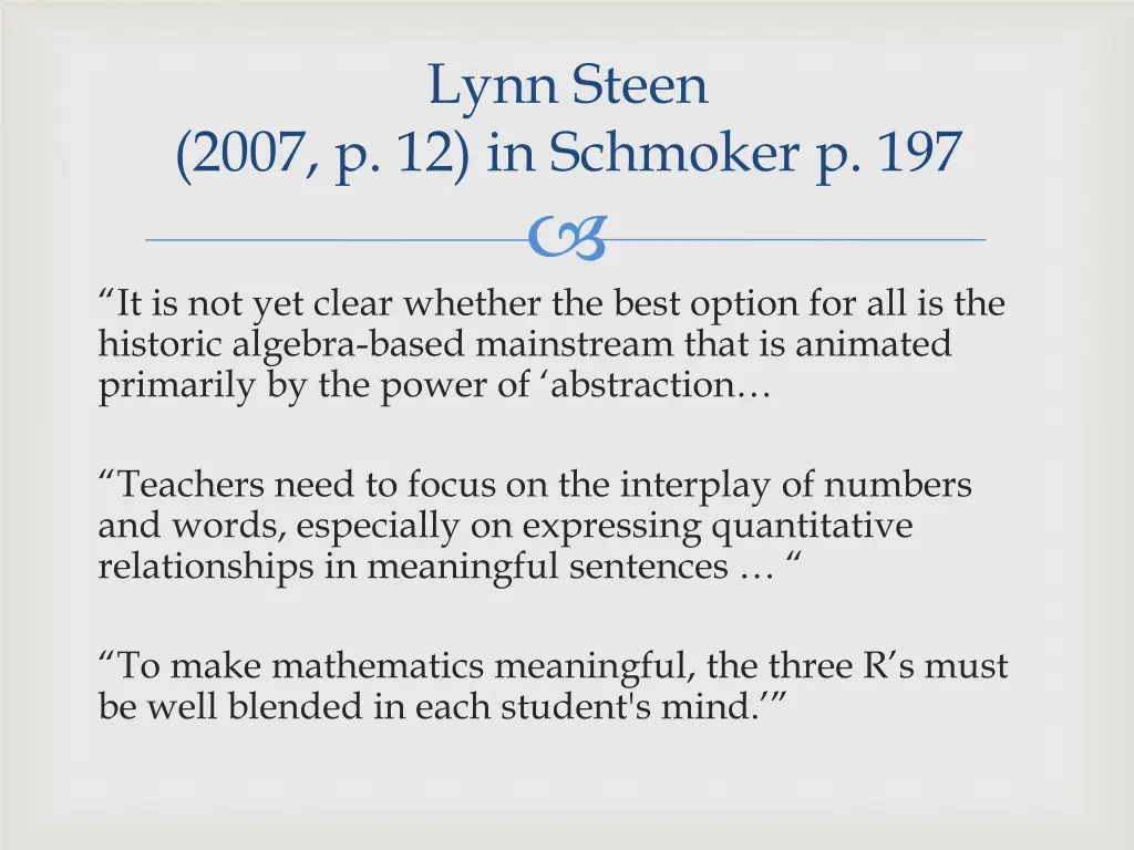lynn steen