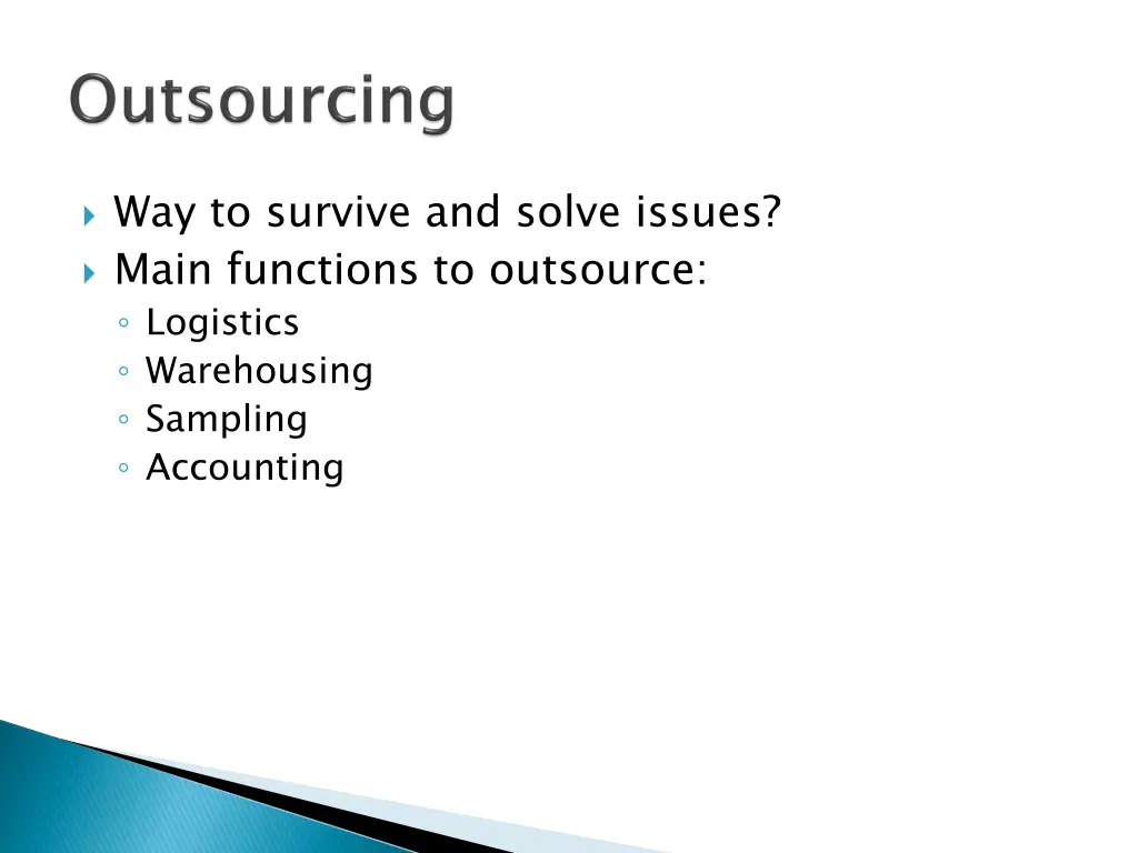 way to survive and solve issues main functions