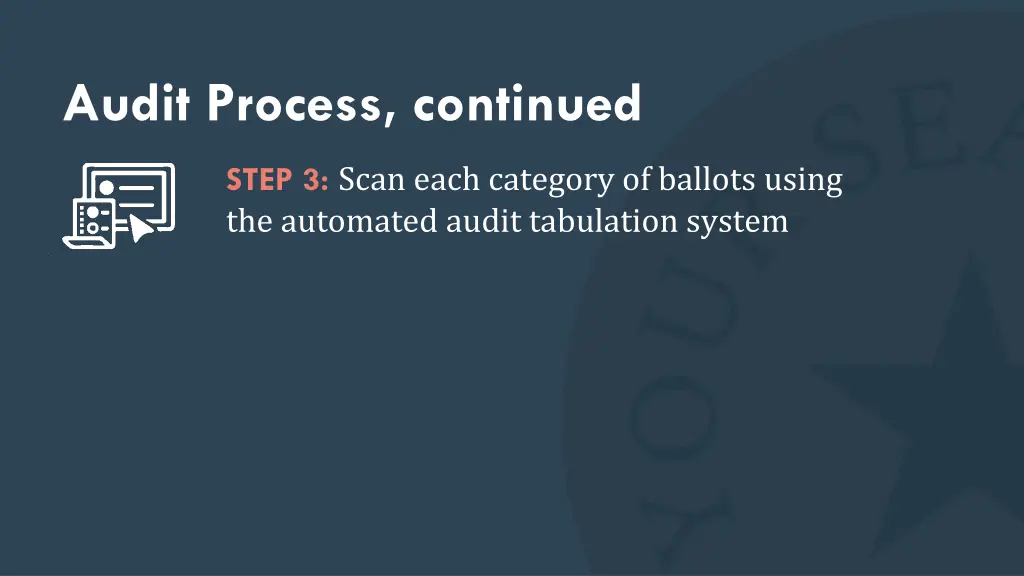 audit process continued 1