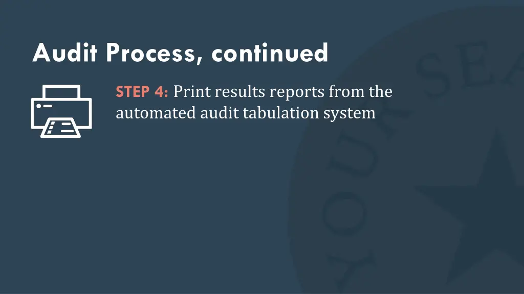 audit process continued 2