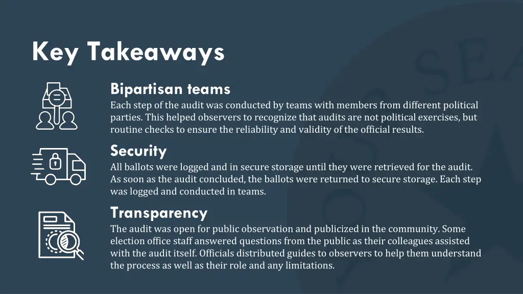 key takeaways