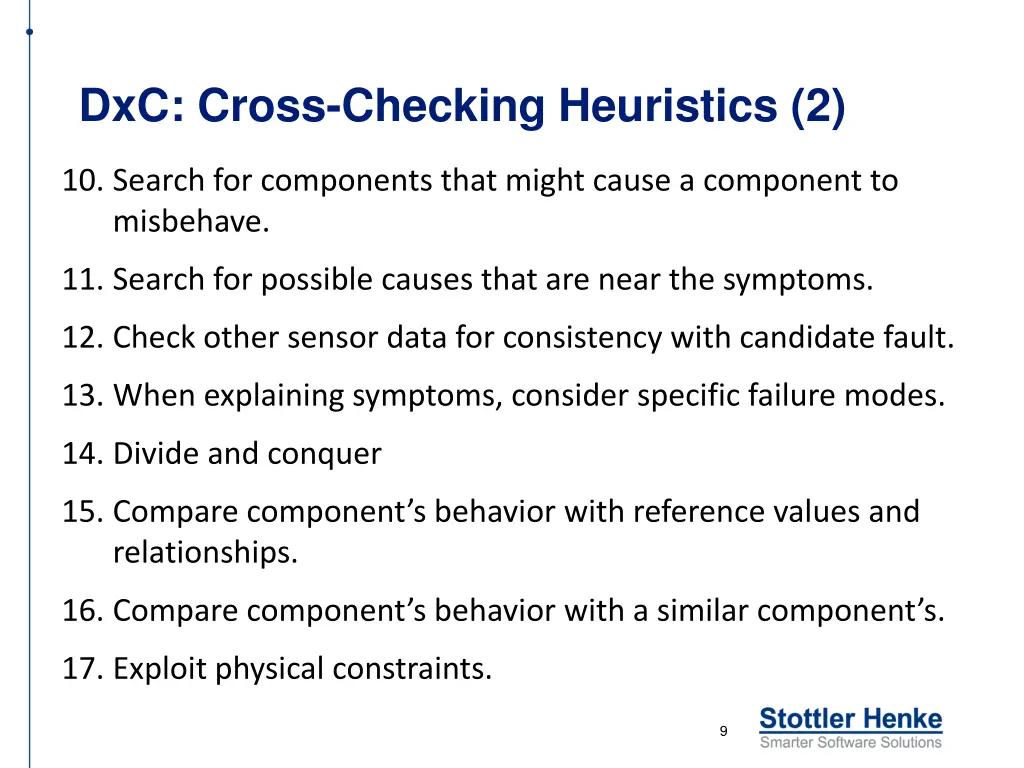 dxc cross checking heuristics 2