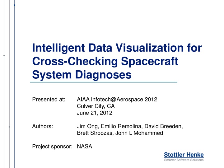 intelligent data visualization for cross checking