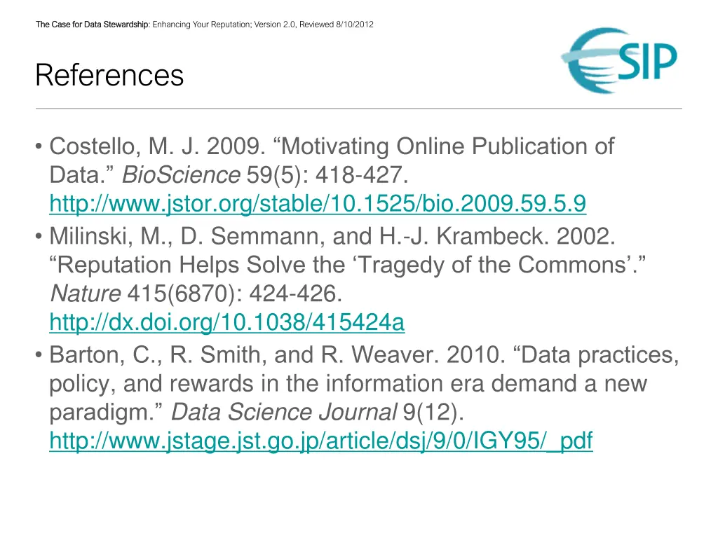 the case for data stewardship the case for data 4