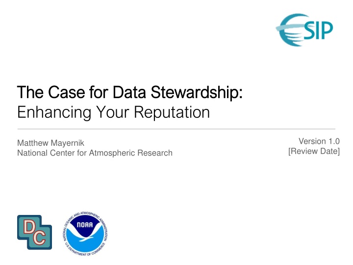 the case for data stewardship the case for data
