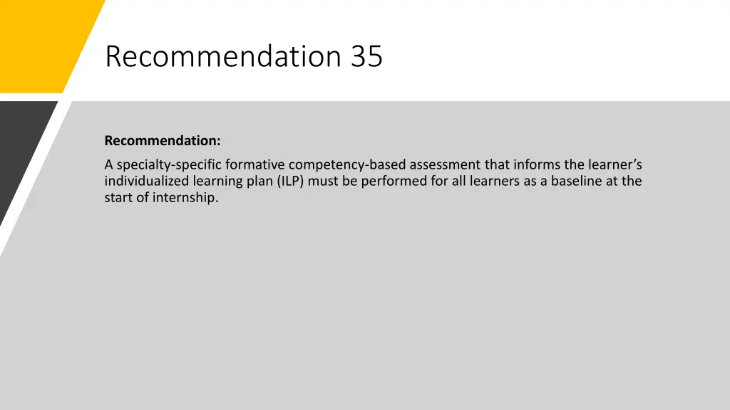 recommendation 35