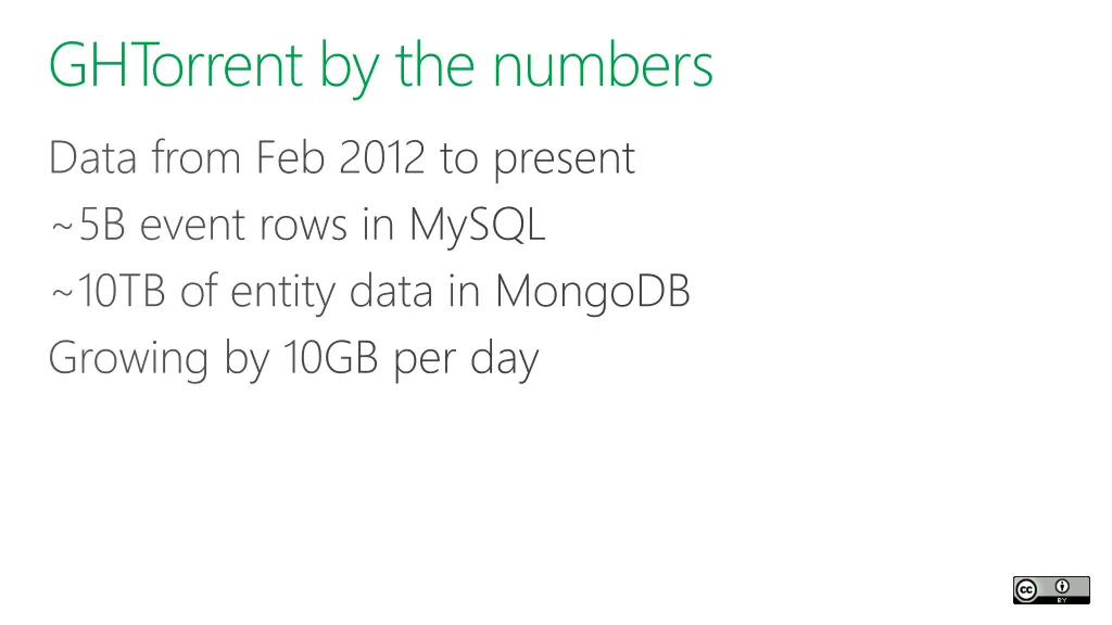 ghtorrent by the numbers data from feb 2012
