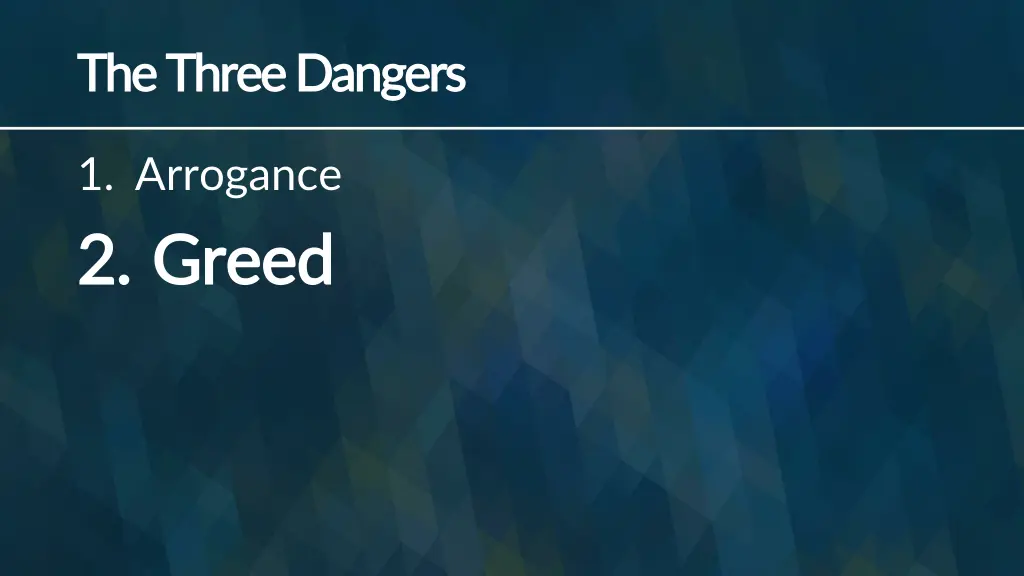 the three dangers the three dangers 1