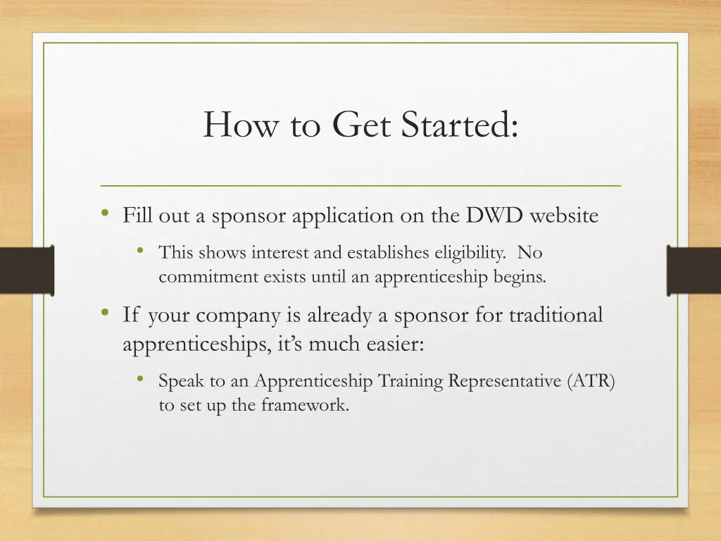 how to get started