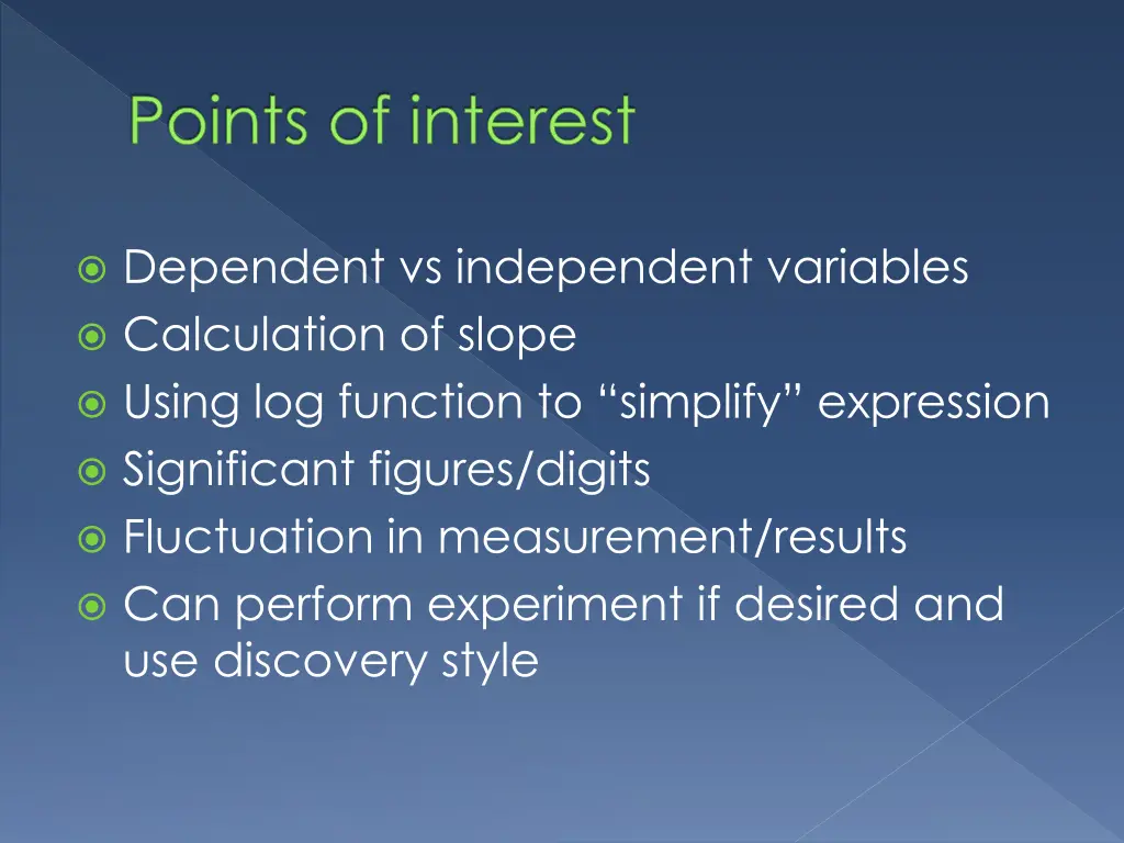 points of interest