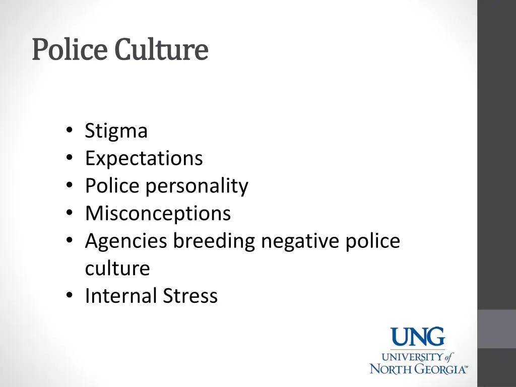 police culture