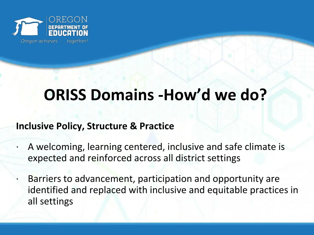 oriss domains how d we do 3