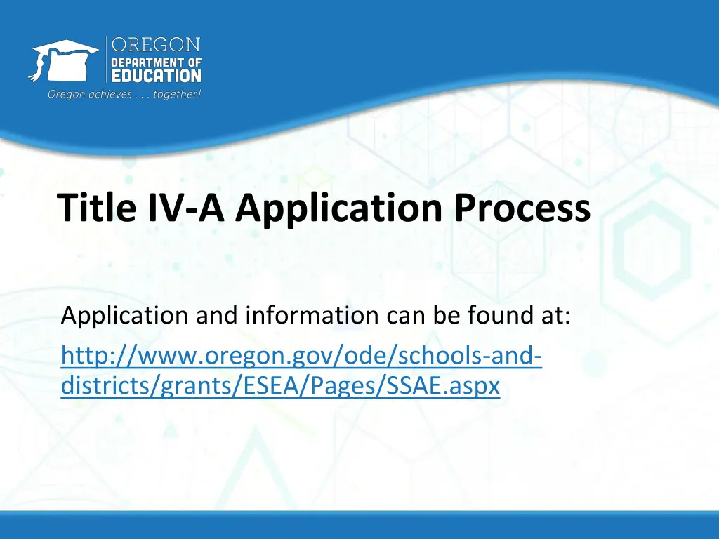 title iv a application process