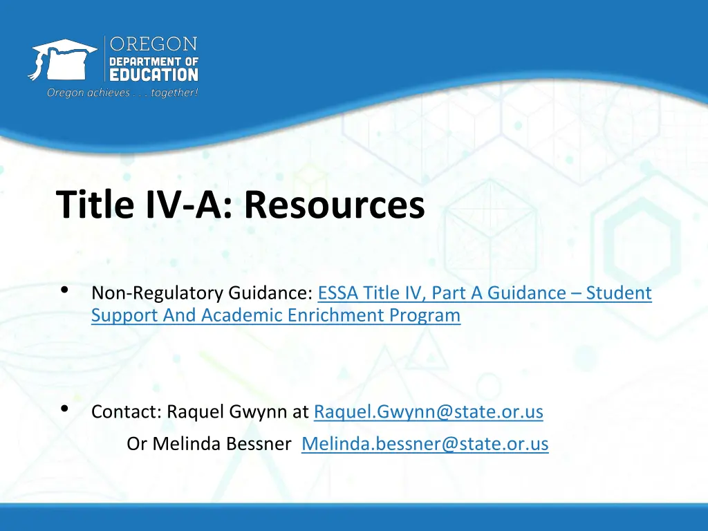 title iv a resources