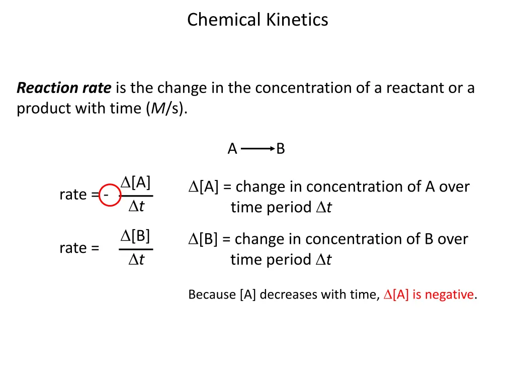 chemical kinetics 1