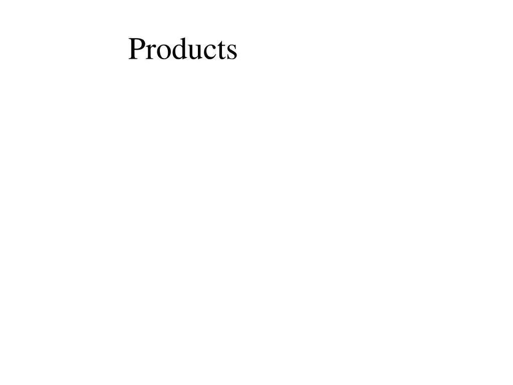 products
