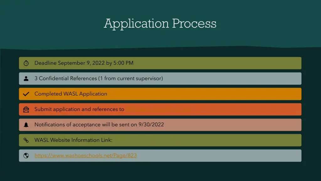 application process