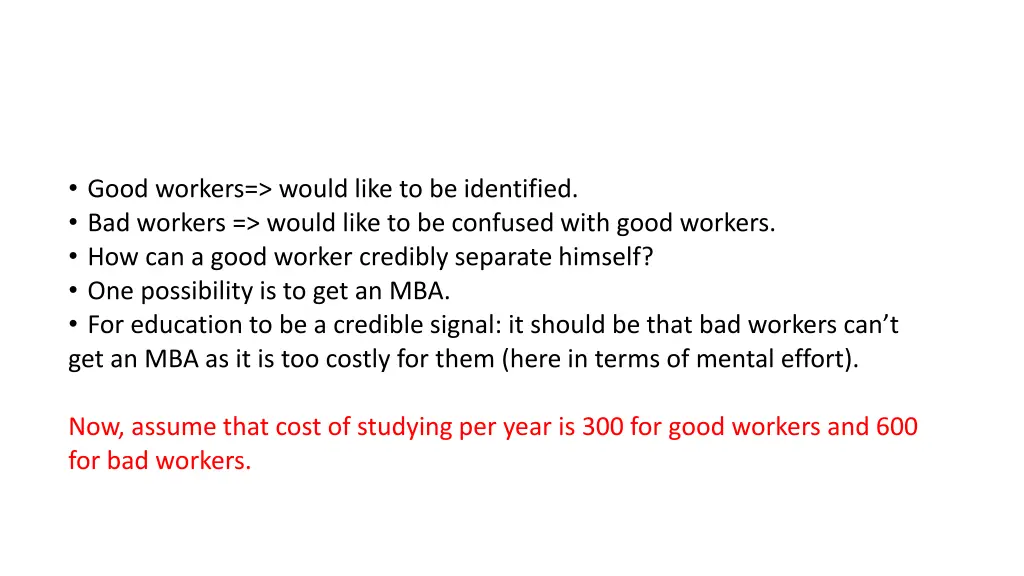 good workers would like to be identified