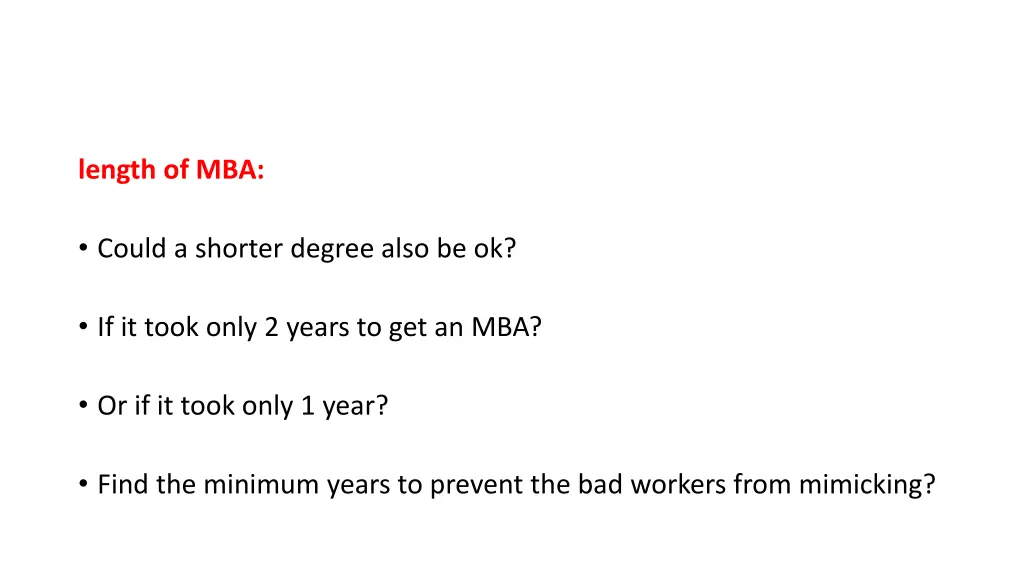 length of mba