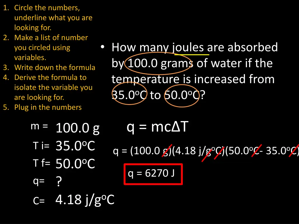1 circle the numbers underline what