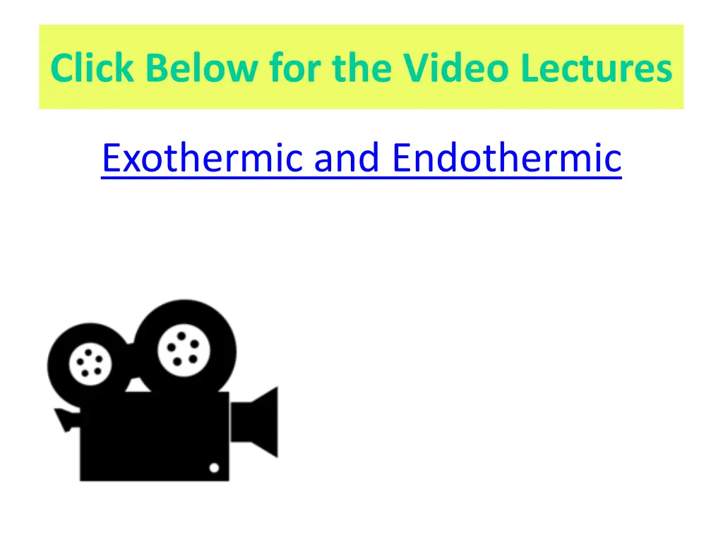 click below for the video lectures 1