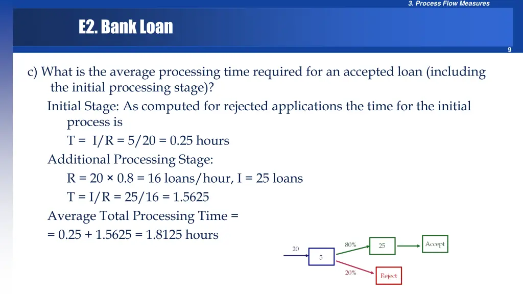 3 process flow measures 8