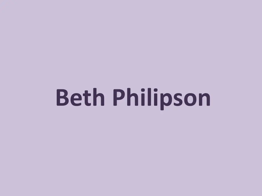 beth philipson