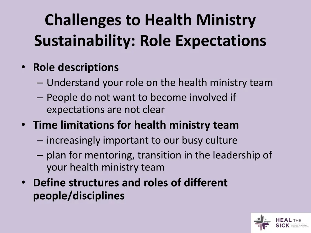 challenges to health ministry sustainability role