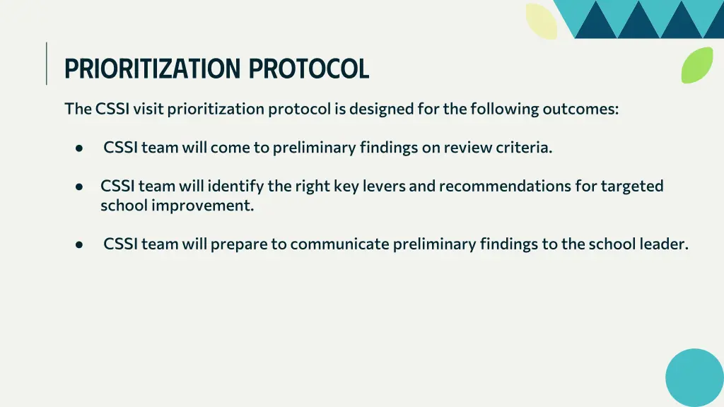 prioritization protocol 1