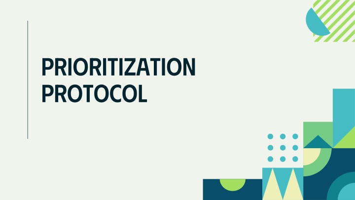 prioritization protocol