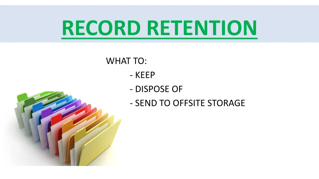 record retention