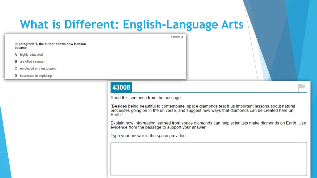 what is different english language arts