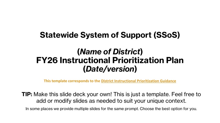 statewide system of support ssos