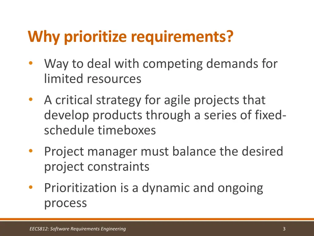 why prioritize requirements