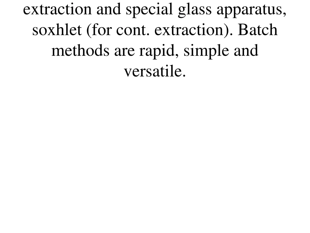 extraction and special glass apparatus soxhlet