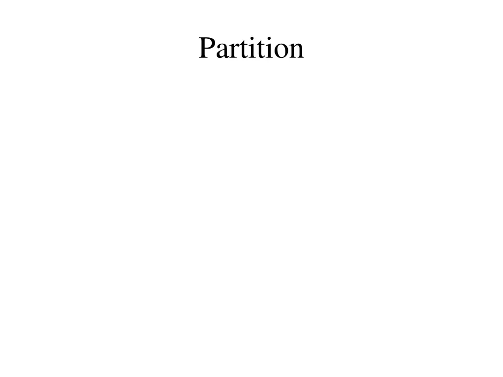 partition