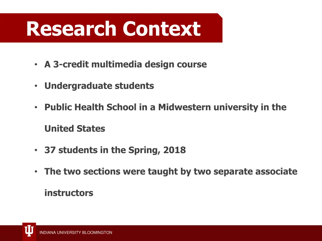 research context