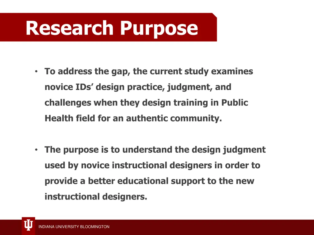 research purpose
