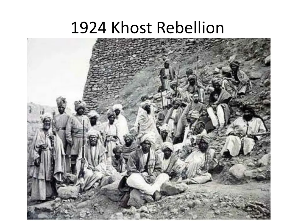 1924 khost rebellion