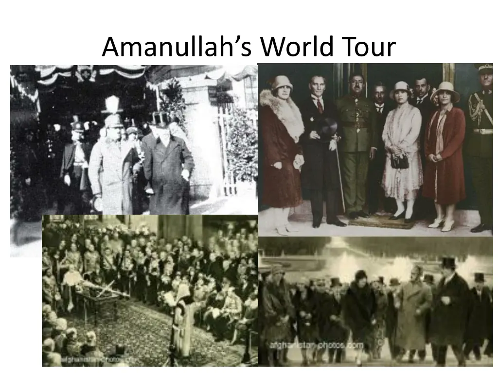amanullah s world tour