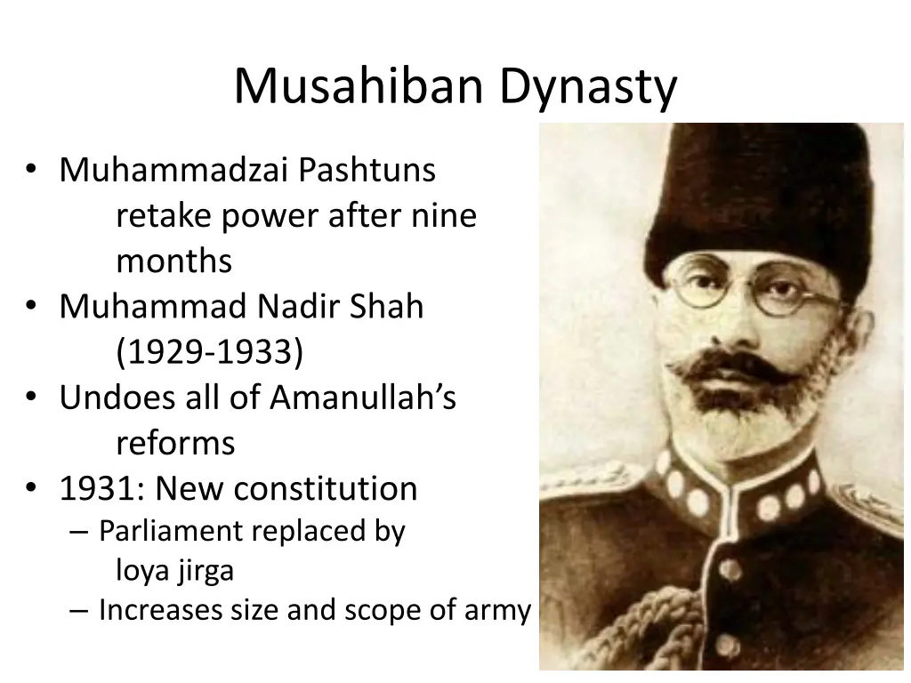 musahiban dynasty